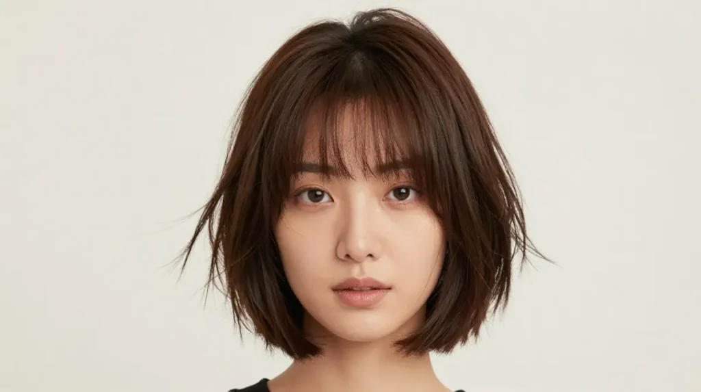 Classic Choppy Bob with Wispy Ends
