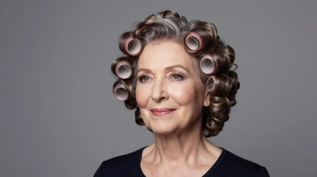 Classic Soft Curls for Women Over 70