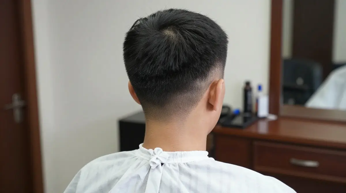 Classic Taper at the Neckline Only