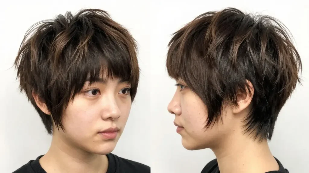 Classic Textured Shaggy Pixie