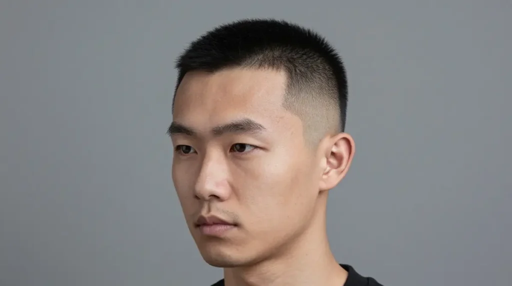 Crew Cut for Asian Men