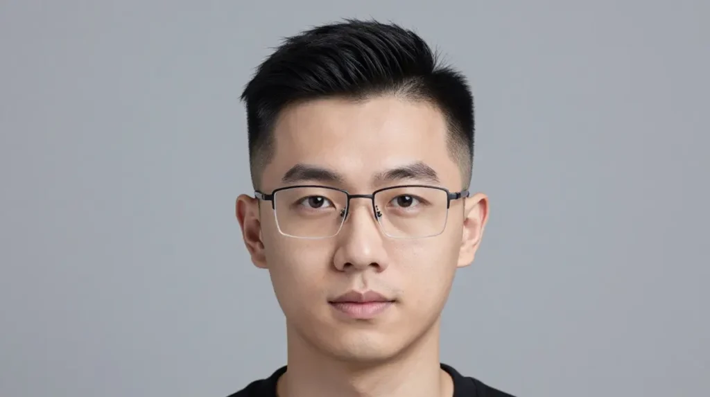 Crew Cut with Glasses