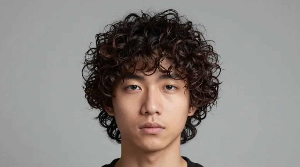 Curly Perm for Asian Men
