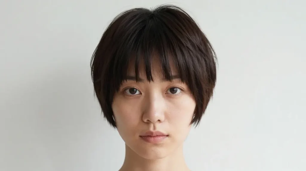 Curtain Bangs Pixie