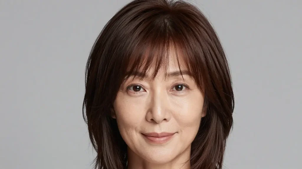 Curtain Bangs with Layers for Thin Hair