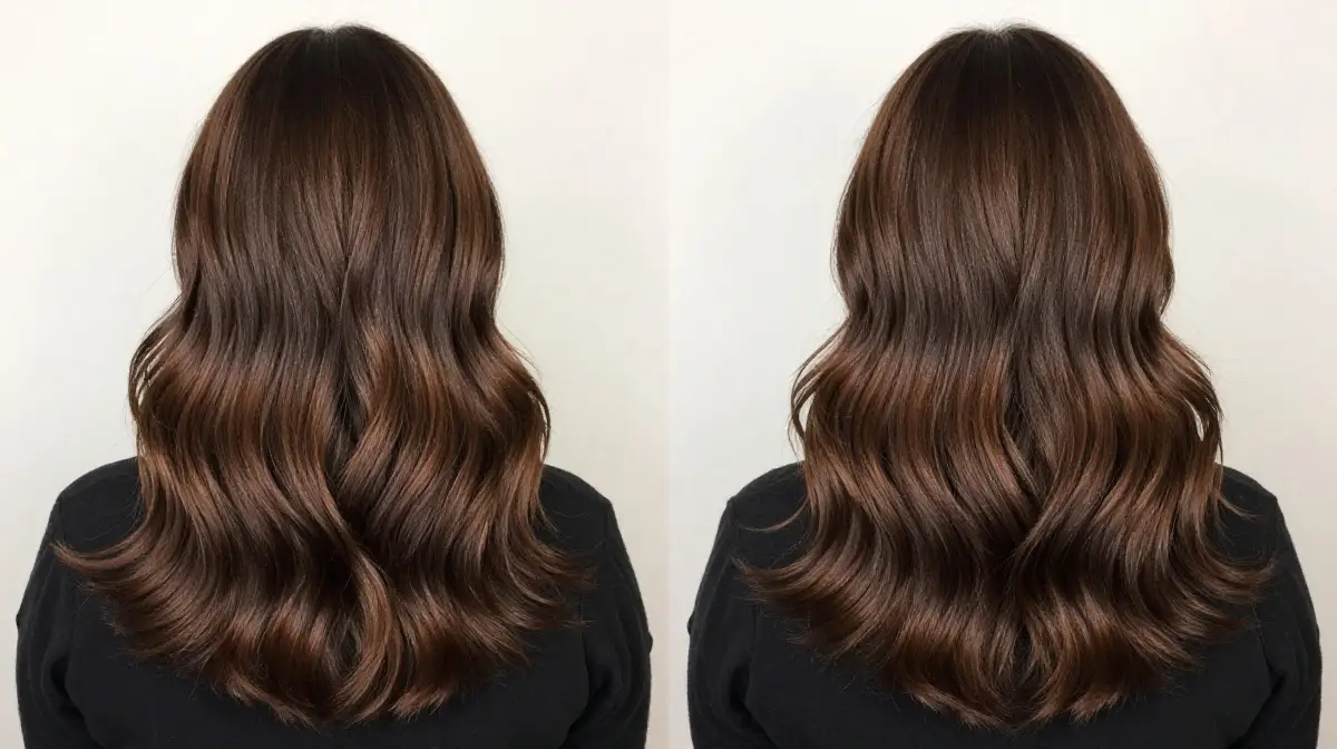 Dark Caramel Balayage for All Seasons