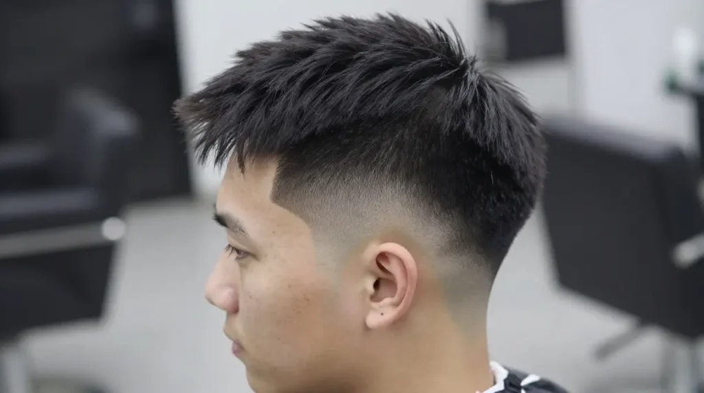 Drop Fade with Length on Top