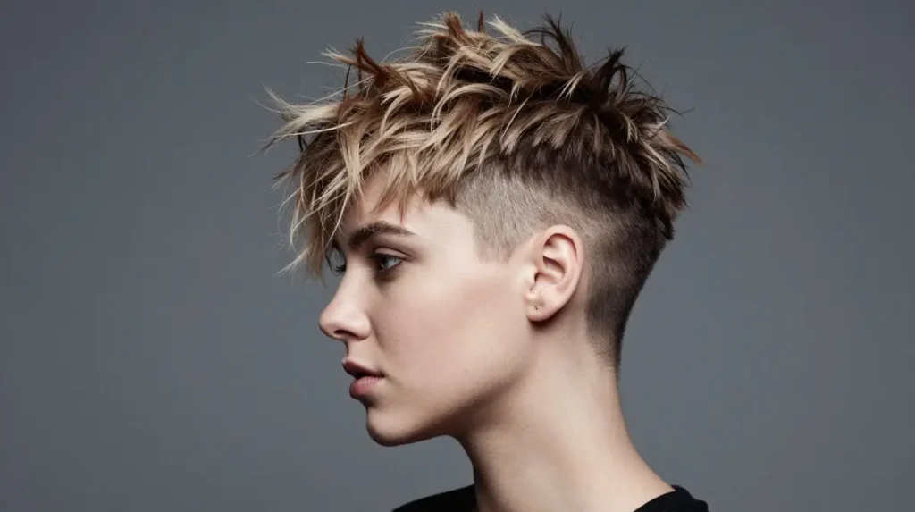 Edgy Disconnected Shaggy Pixie