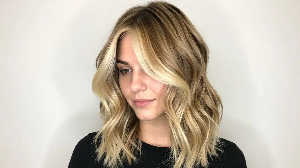 Face-Framing Blonde Balayage