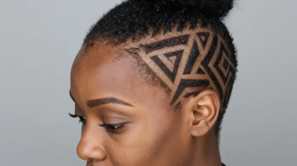 Geometric Hair Pattern Design