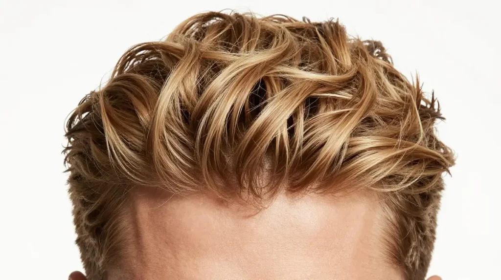 Golden Blonde Quiff