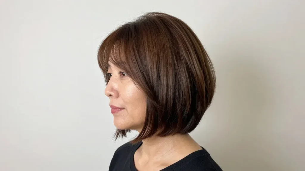 Graduated Layered Bob for Thin Hair
