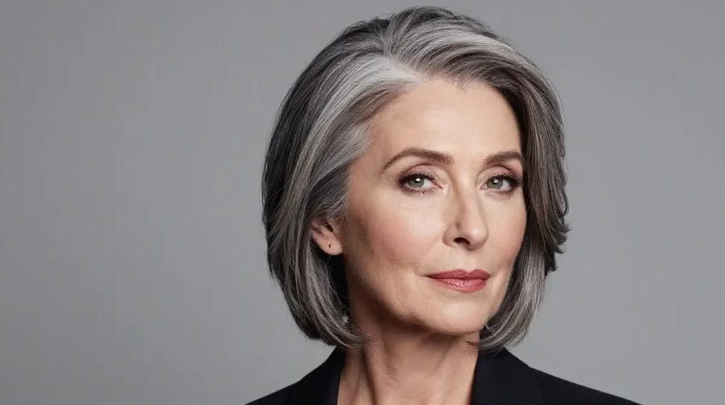 Gray Blending for Fine Hair at 60