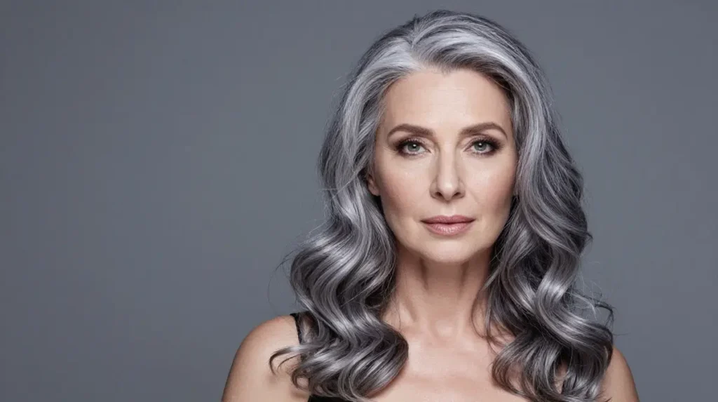Gray and Silver Waves for Women Over 40
