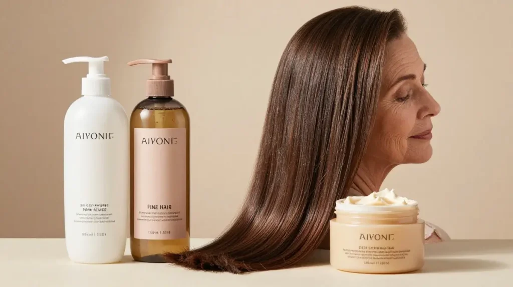 Hair Care Routine for Fine Hair at 60