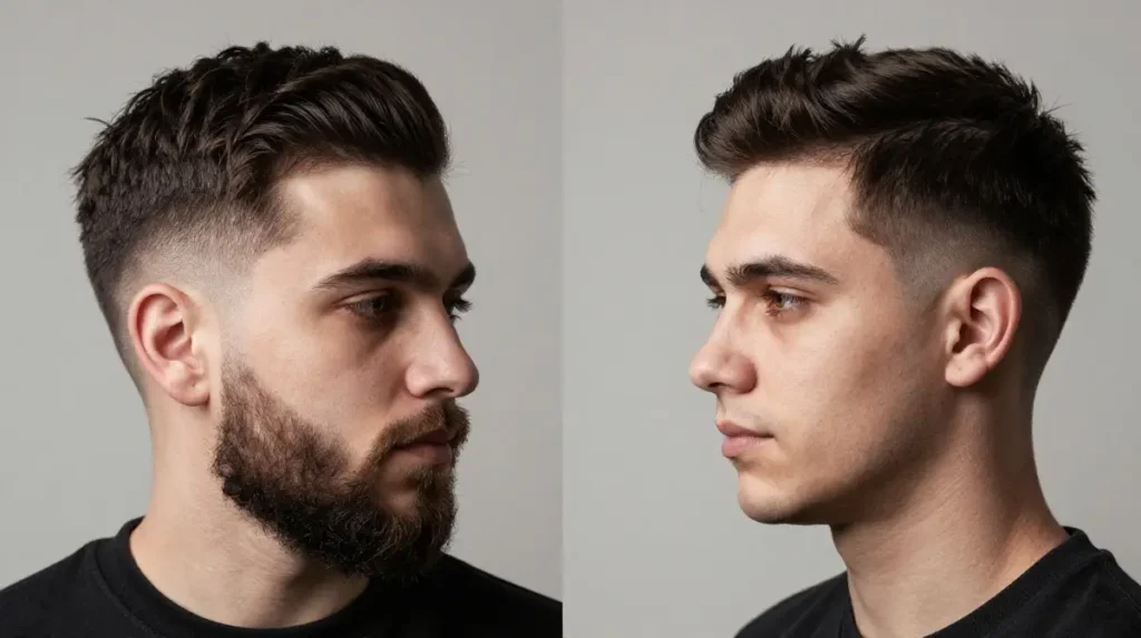 Haircut Mistakes to Avoid for Triangle Face Men