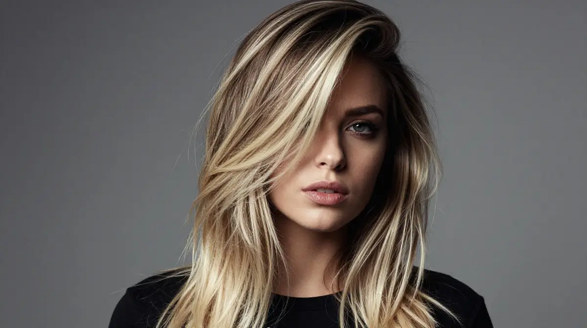 High Contrast Blonde Highlights
