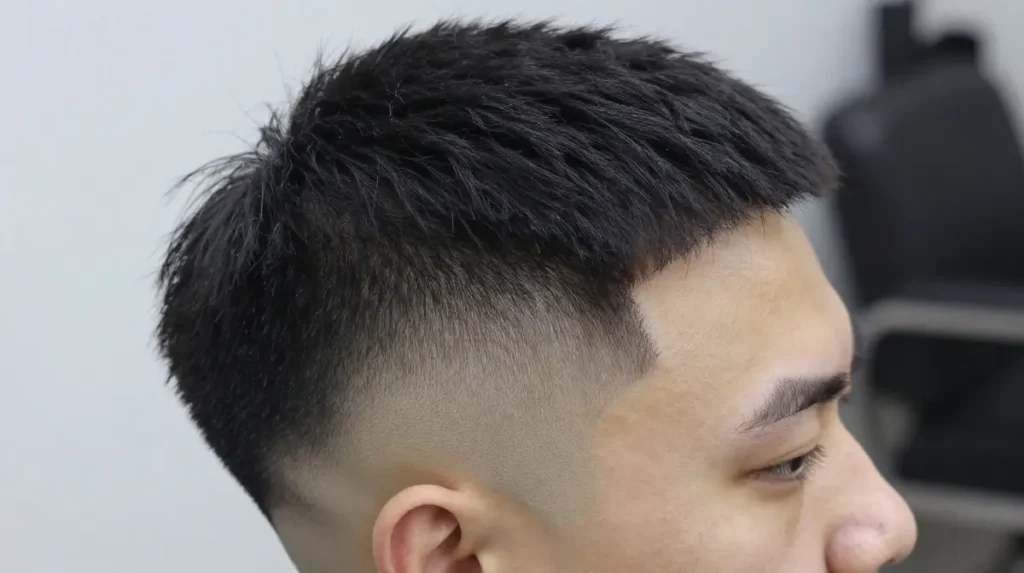 High Skin Fade with Textured Top
