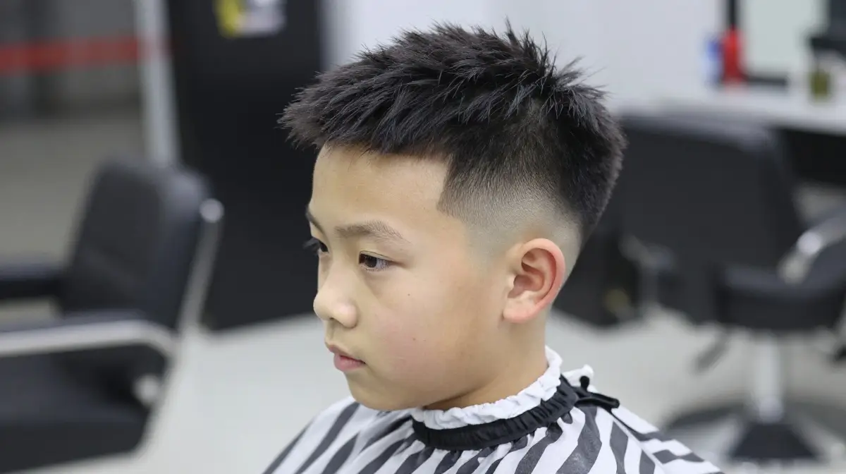 High Top Fade for Boys