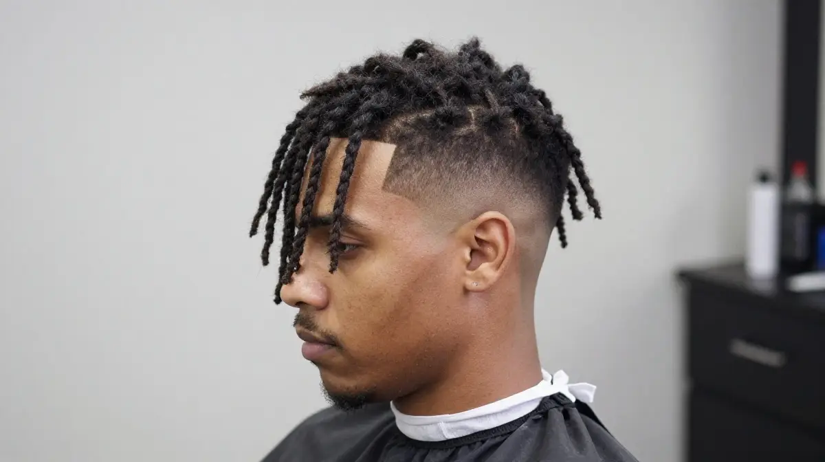 High Top Fade with Dreadlocks