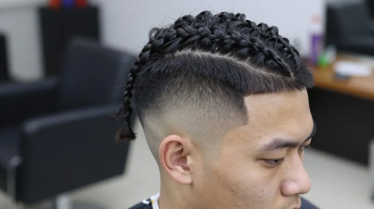 High Top Fade with Twists