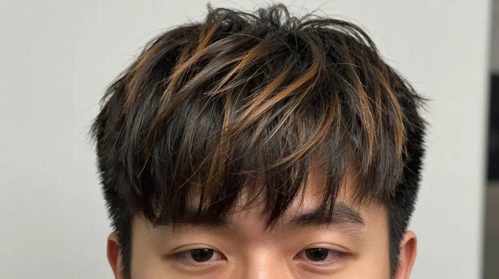 Highlights for Men with Black Hair