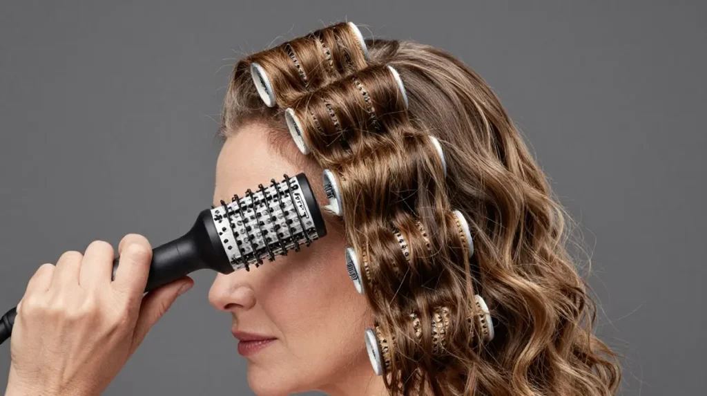Hot Rollers and Velcro Rollers for Fine Hair at 60