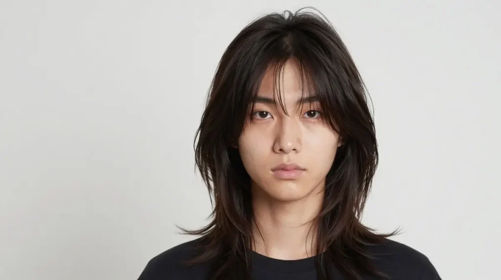 Layered Long Hair for Triangle Face