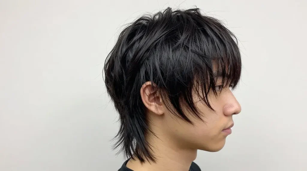 Layered Mullet Haircut for Men