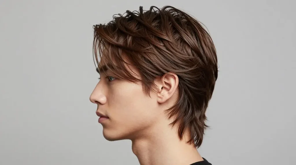 Layered Pompadour for Men