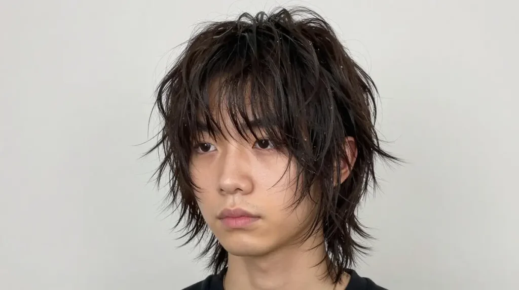 Layered Shag Haircut for Men