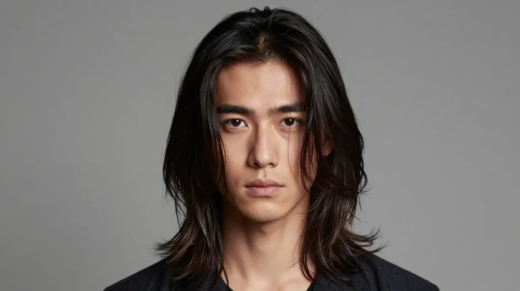 Long Middle Part Hair