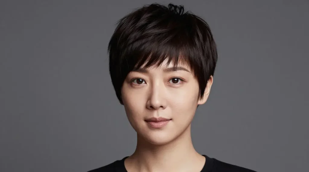 Long Pixie Cut for Round Face