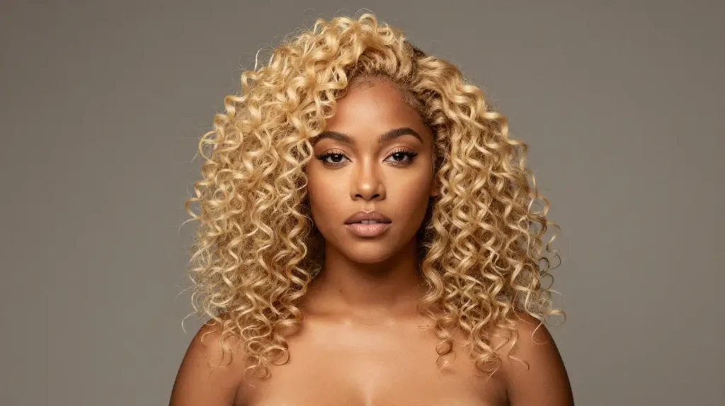 Low Cut with Blonde Color