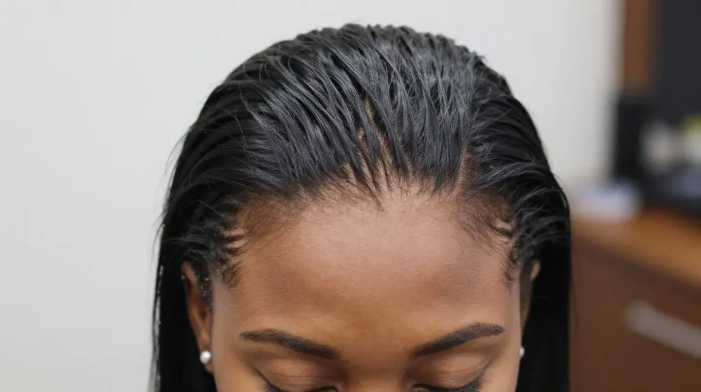 Low Cut with Hair Part Design
