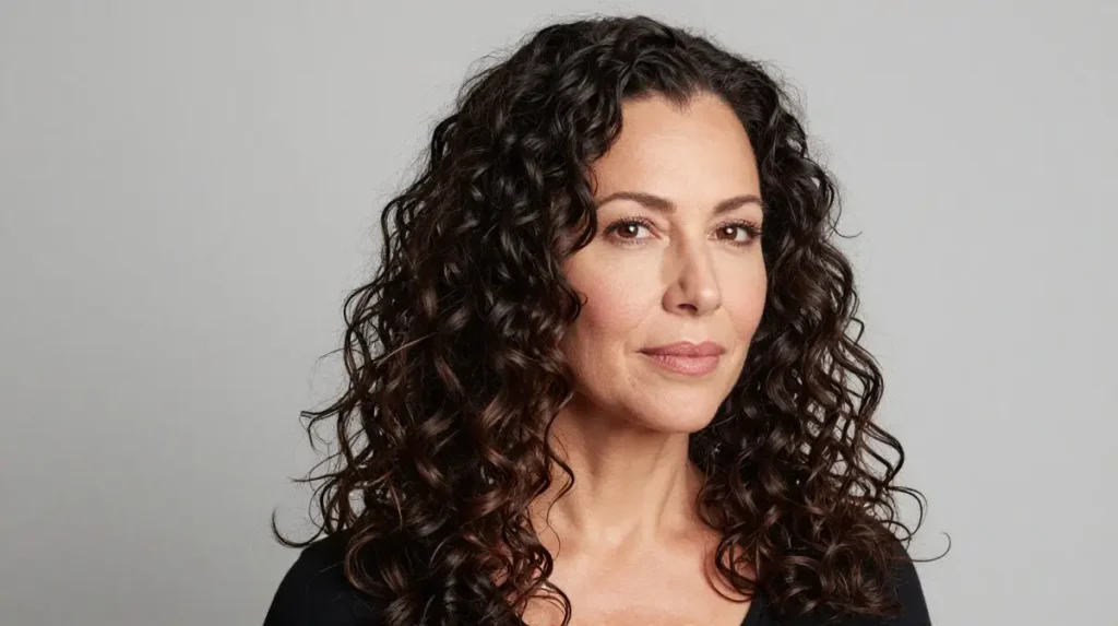 Low Maintenance Wavy Hairstyle for Women Over 40