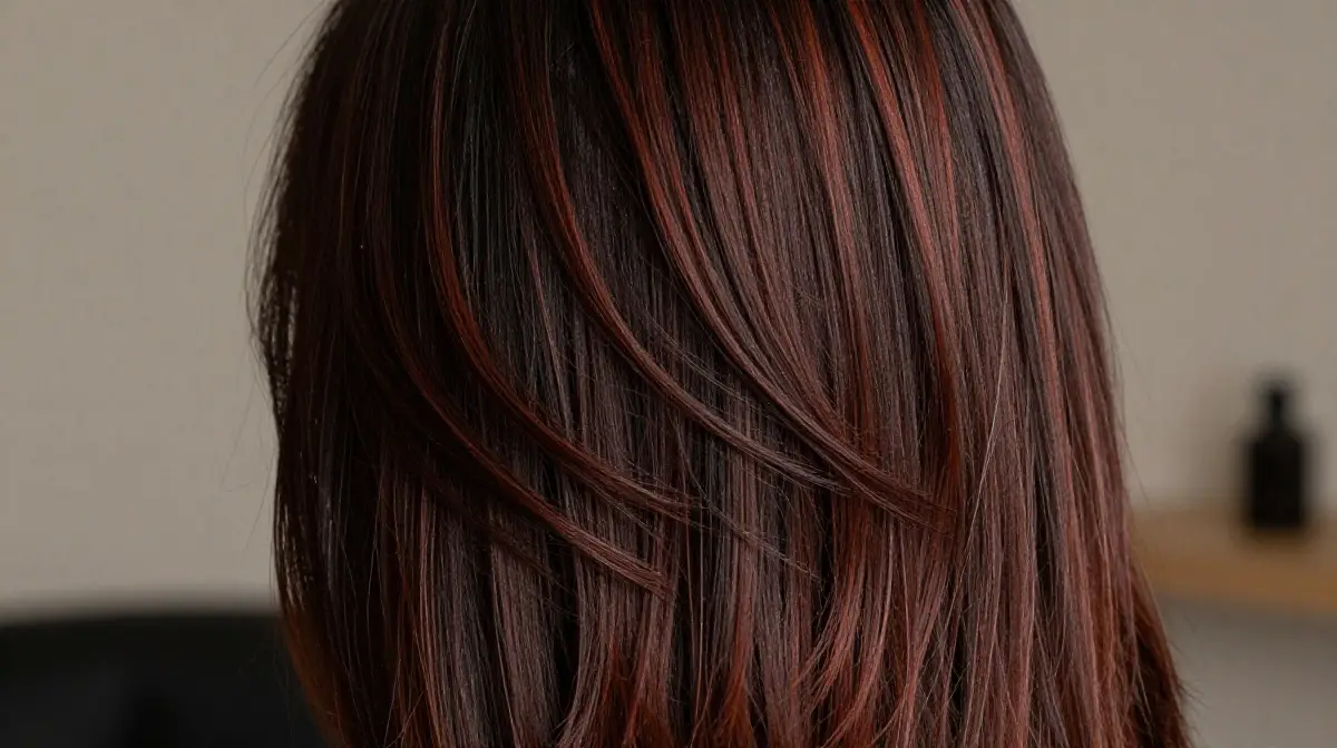 Mahogany Brown Highlights