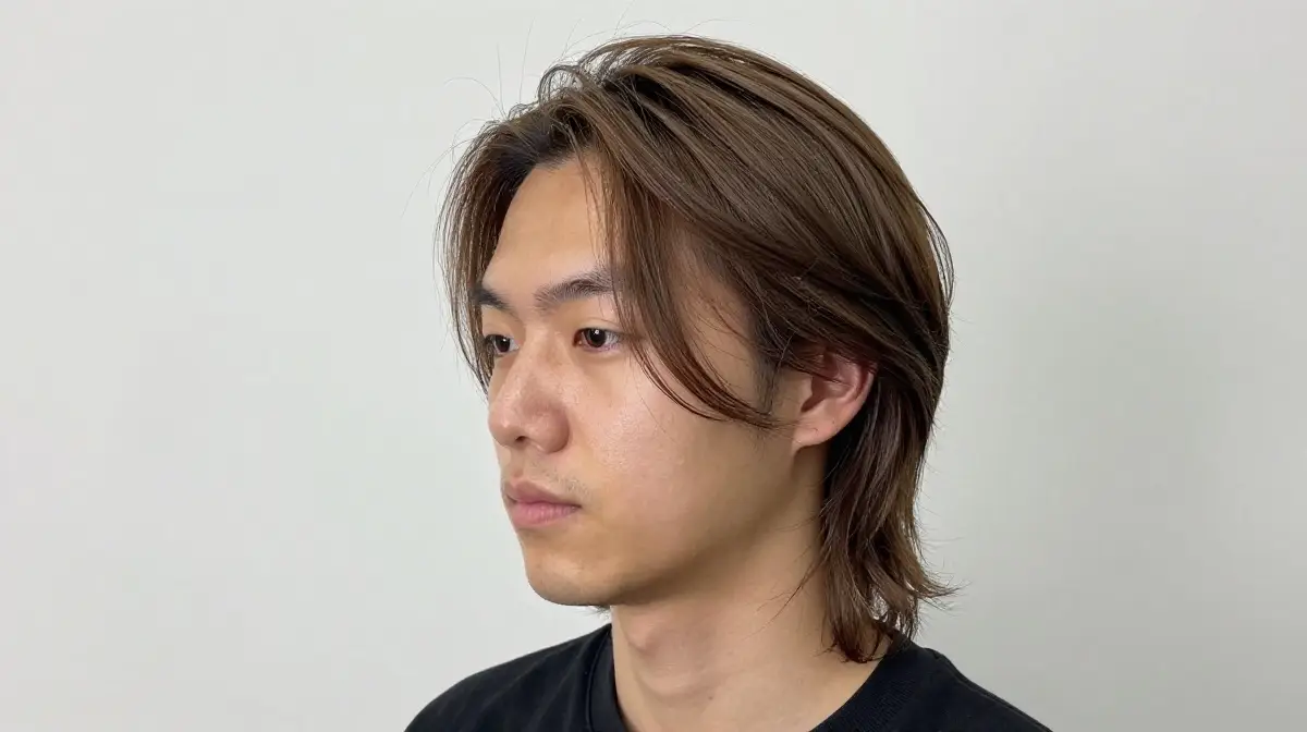 Medium Length Swept Back Style