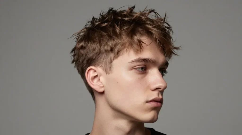 Messy Top with Tapered Sides for Triangle Face