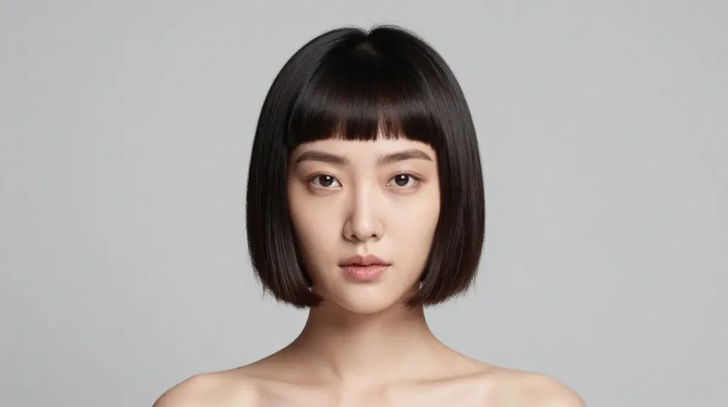 Micro Bangs with Short Bob