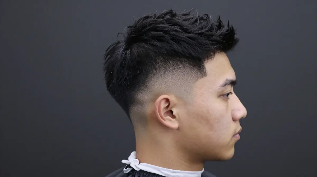 Mid Taper with Textured Quiff