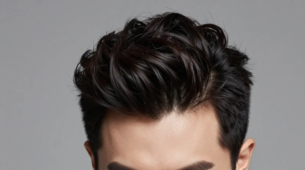Middle Part Blowout Style