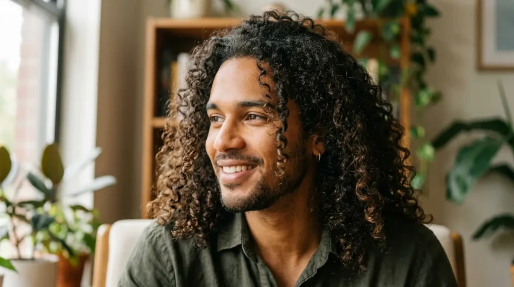 Mixed Race Curly Long Style