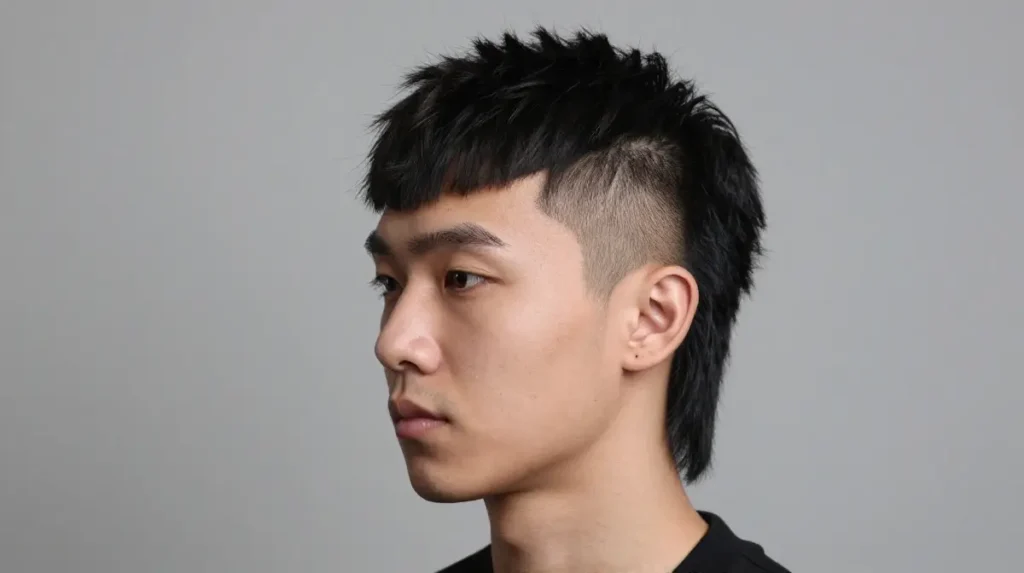 Modern Mullet for Asian Men