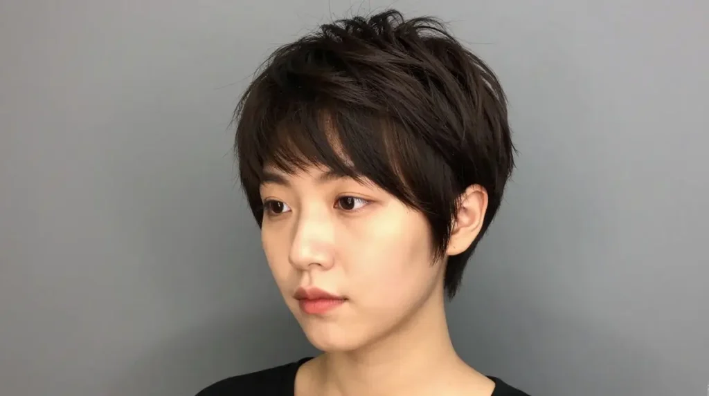 Modern Short Hairstyle for Fine Hair