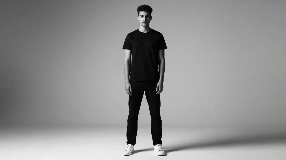 Monochromatic All-Black Outfit