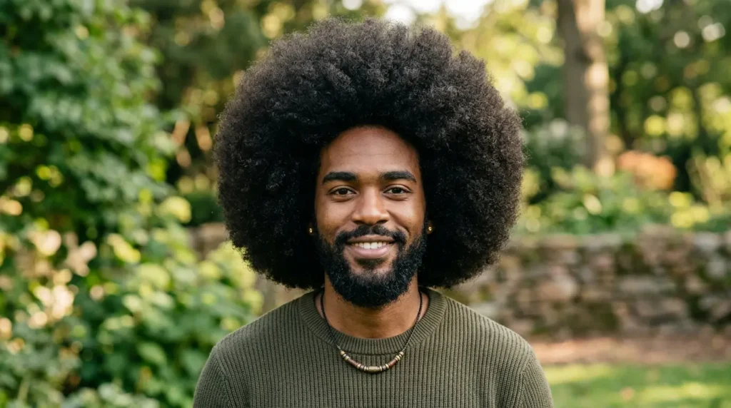Natural Afro Long Style