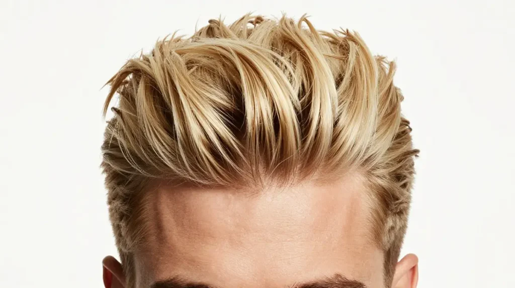 Ombre Blonde Hair Men