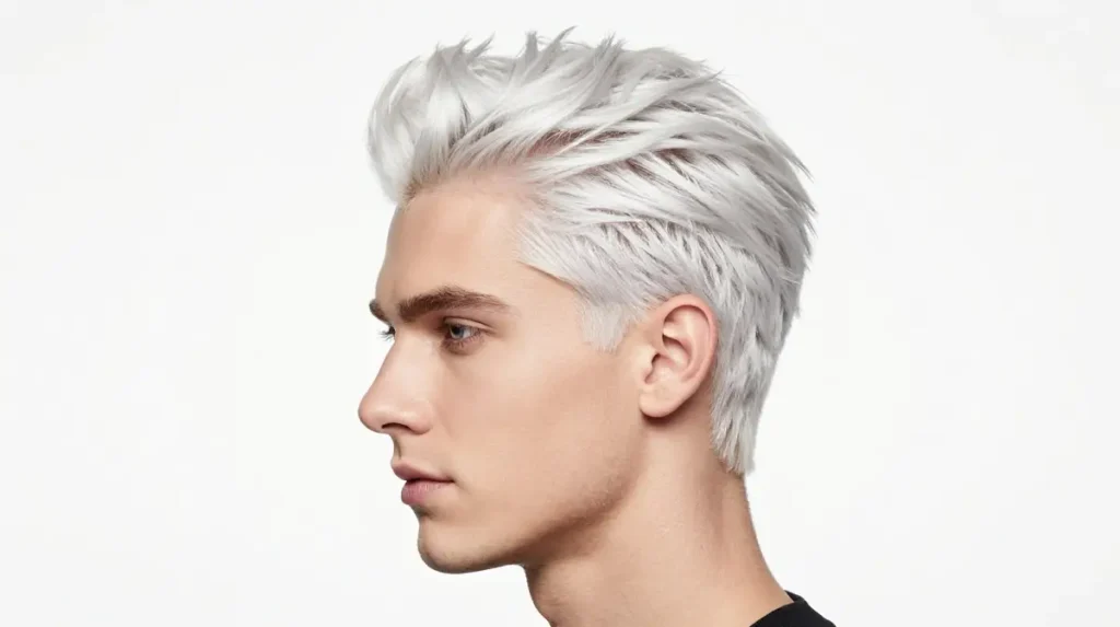 Platinum Blonde Buzz Cut