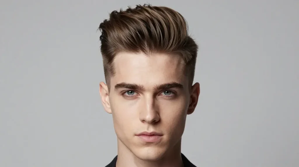Pompadour for Diamond Face